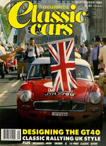 THOROUGHBRED & CLASSIC CARS 1989 SEPT - GT40 & MINI Spcl